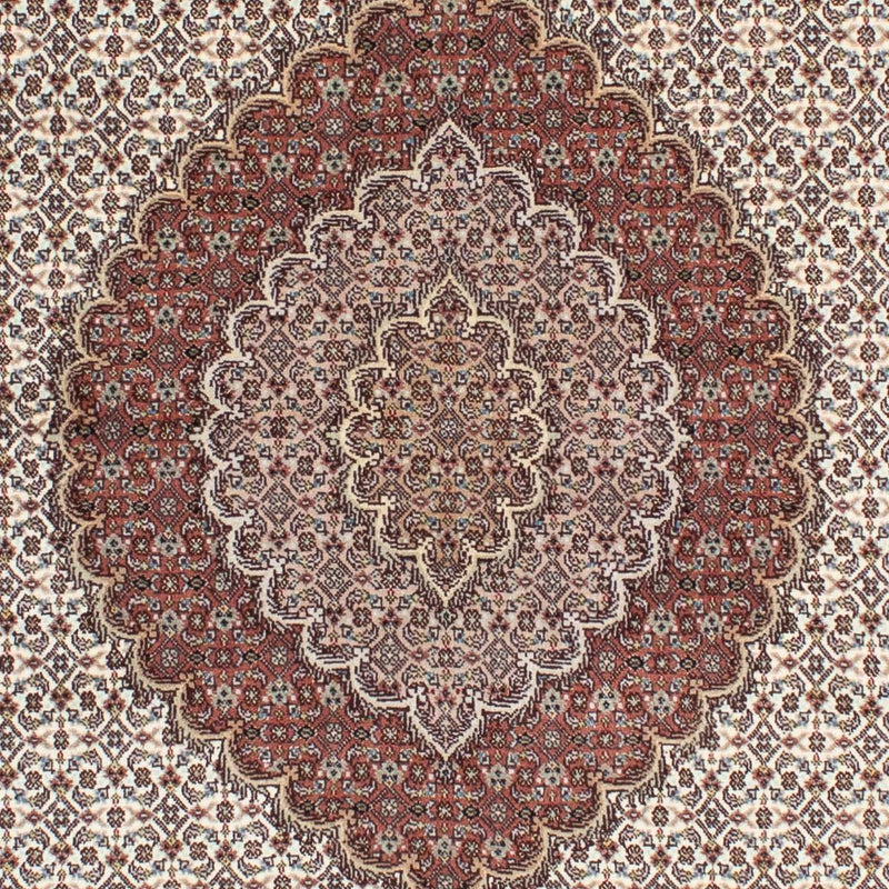 Dywan perski - Tabriz - Królewski - 205 x 153 cm - jasnobrązowy