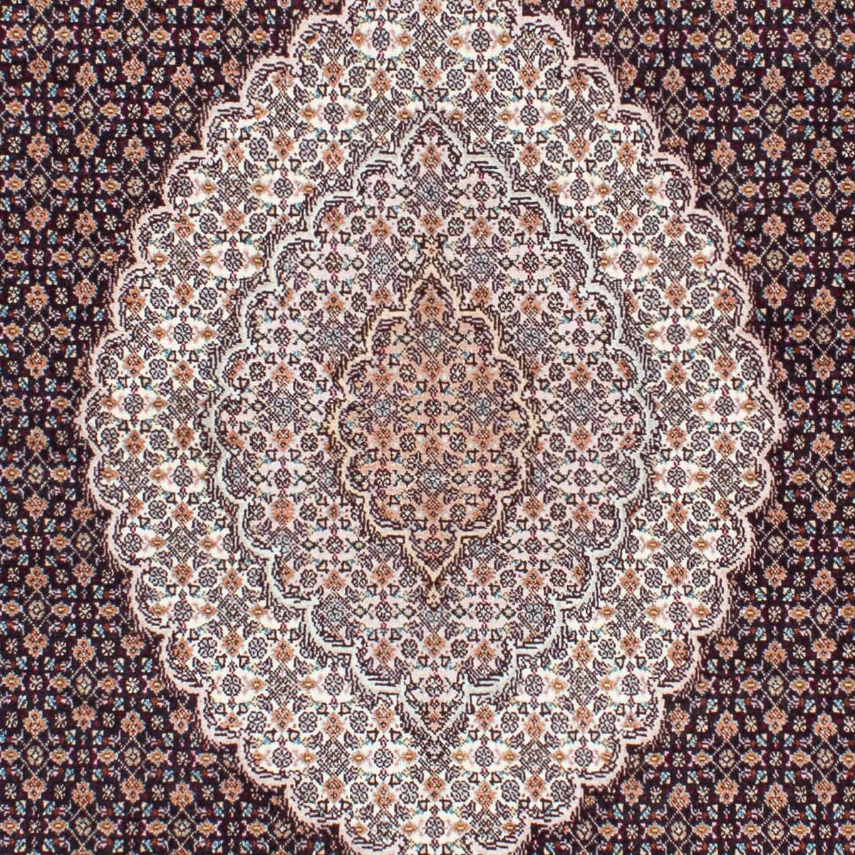 Dywan perski - Tabriz - 206 x 149 cm - jasnobrązowy