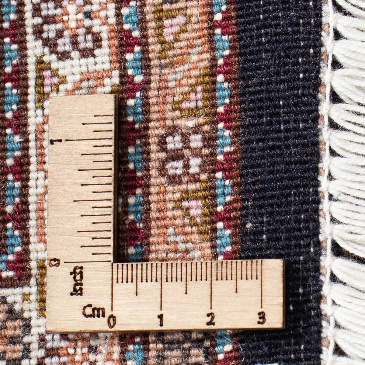 Dywan perski - Tabriz kwadratowy  - 315 x 298 cm - ciemnobrązowy