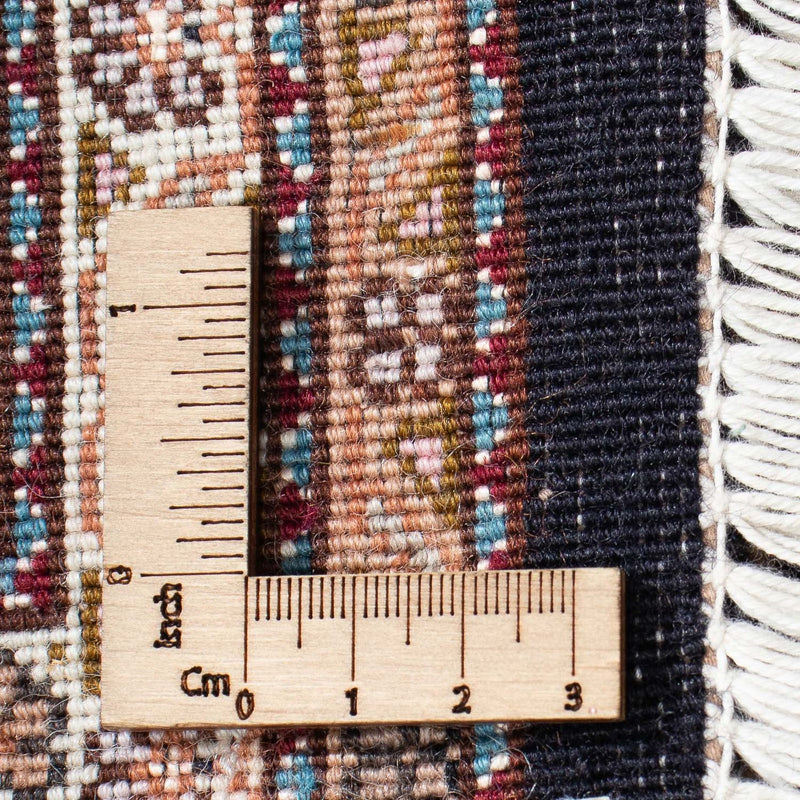 Dywan perski - Tabriz kwadratowy  - 315 x 298 cm - ciemnobrązowy