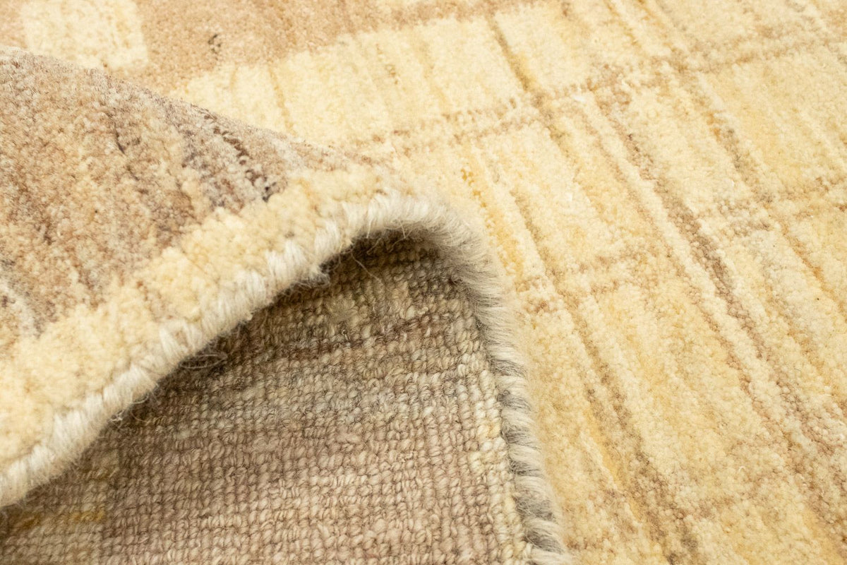 Biegacz Dywan Gabbeh - perski - 188 x 68 cm - beżowy