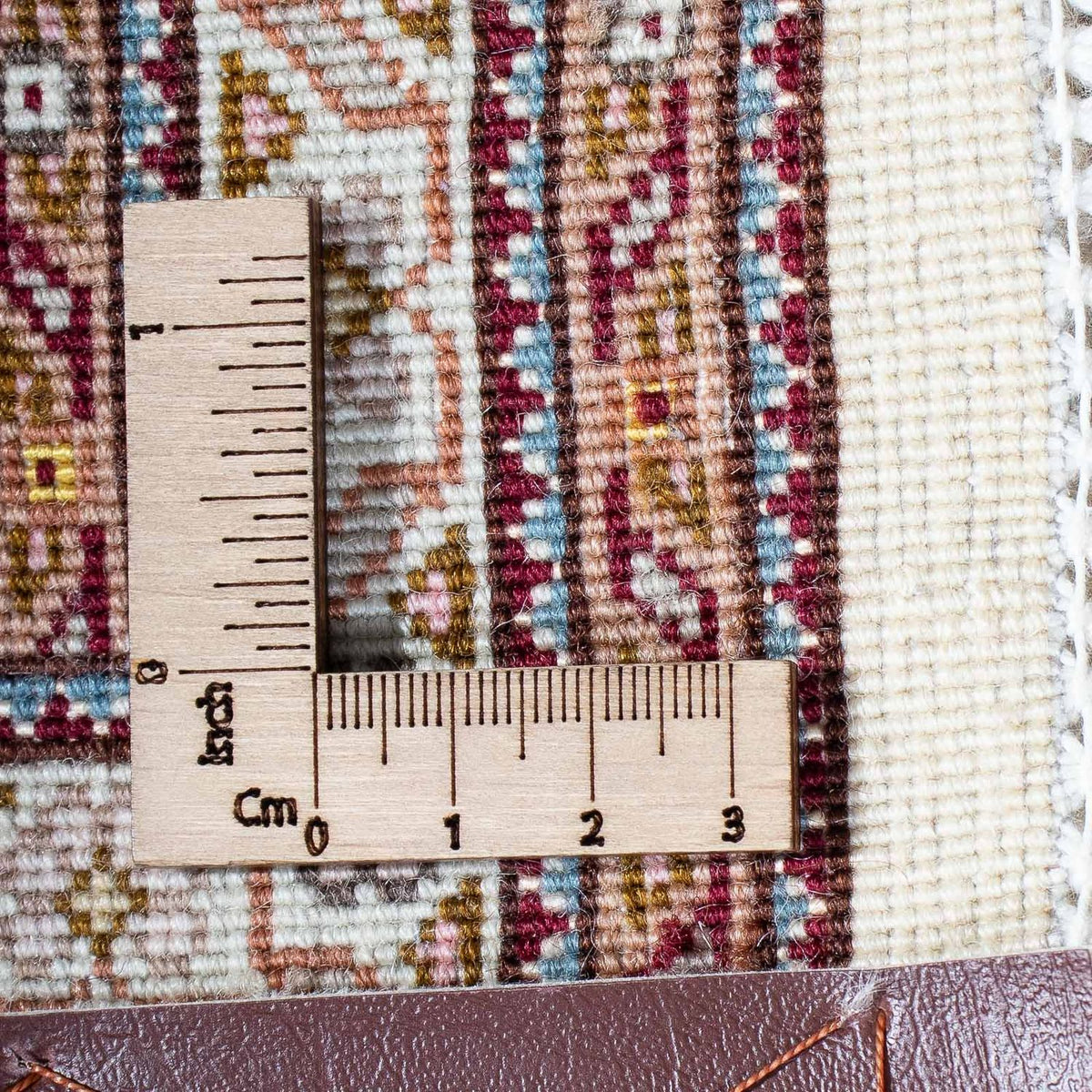 Dywan perski - Tabriz - 212 x 153 cm - jasnobrązowy