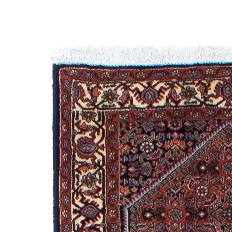 Biegacz Dywan perski - Bijar - 291 x 70 cm - ciemnoniebieski