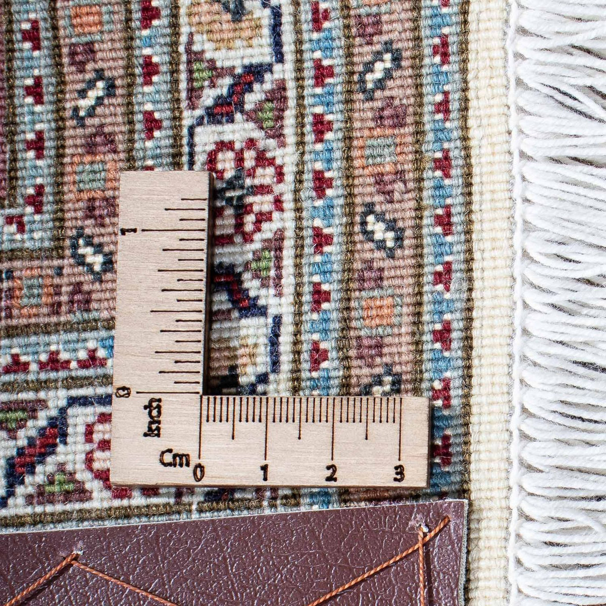 Dywan perski - Tabriz - 195 x 151 cm - jasnobrązowy