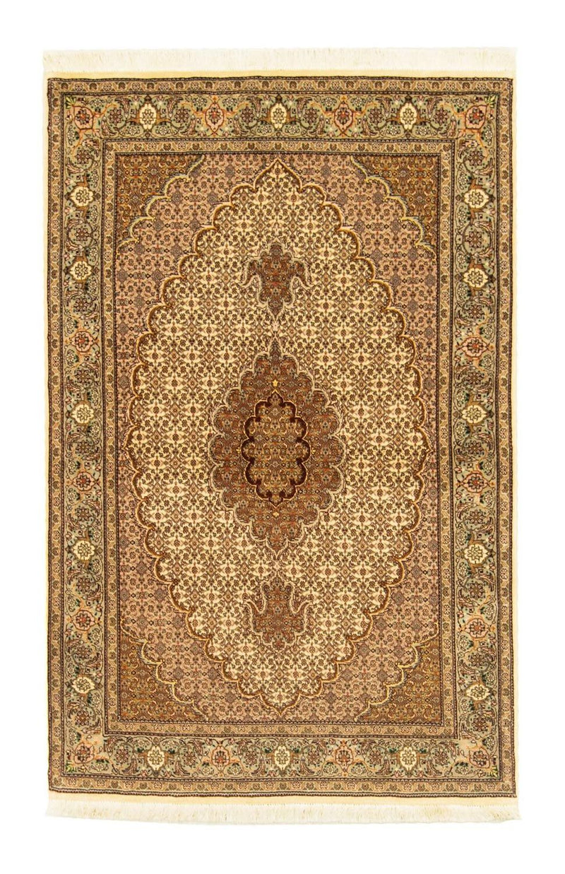 Dywan perski - Tabriz - Królewski - 154 x 102 cm - beżowy