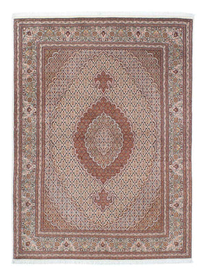 Dywan perski - Tabriz - 202 x 150 cm - jasnobrązowy