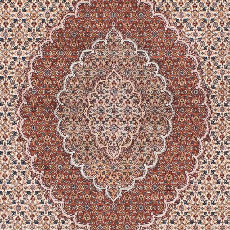 Dywan perski - Tabriz - 202 x 150 cm - jasnobrązowy