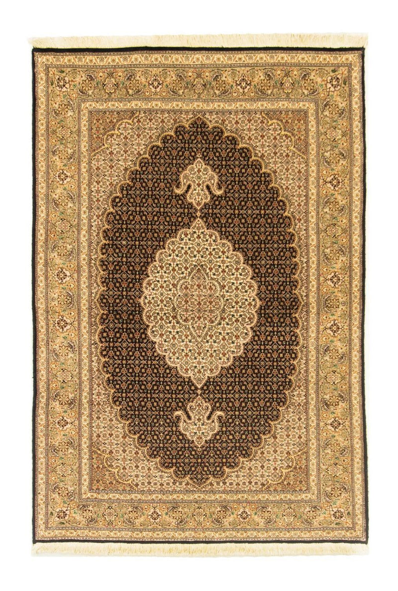 Dywan perski - Tabriz - Królewski - 156 x 102 cm - czarny