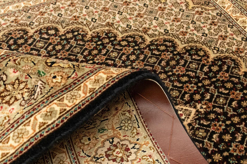 Dywan perski - Tabriz - Królewski - 156 x 102 cm - czarny