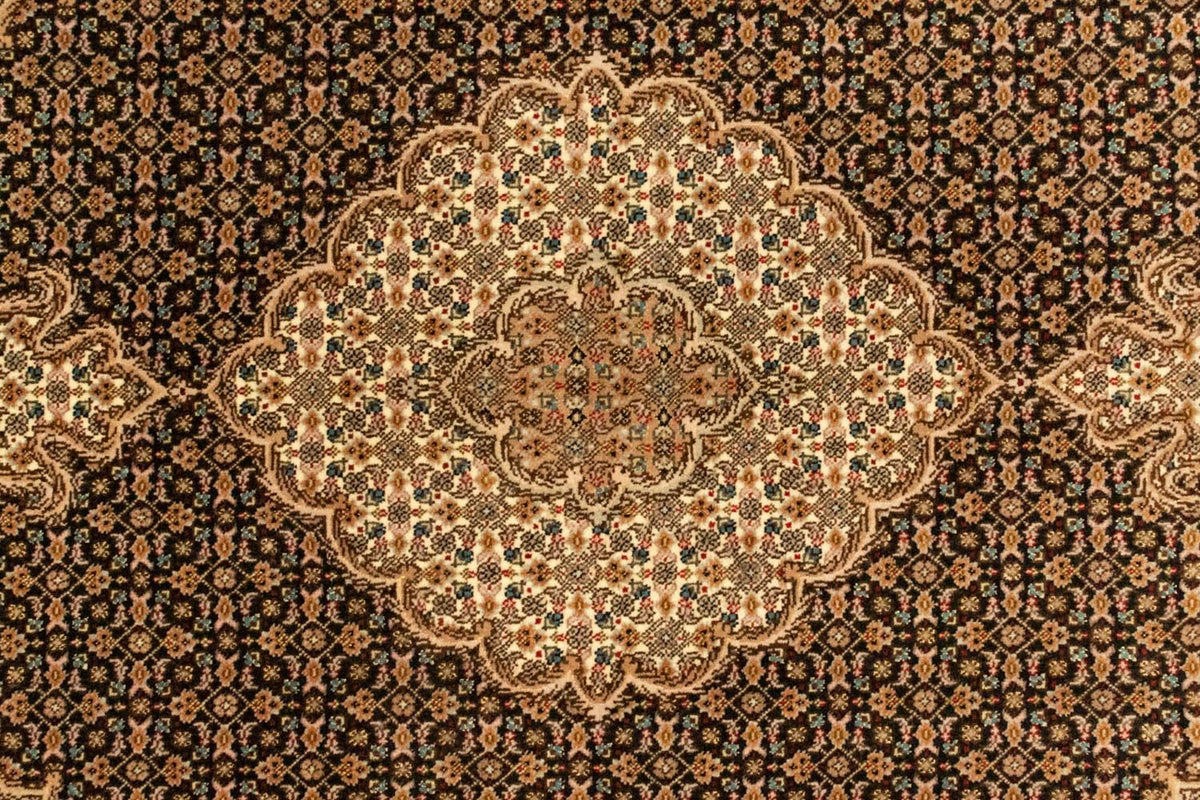 Dywan perski - Tabriz - 147 x 99 cm - czarny