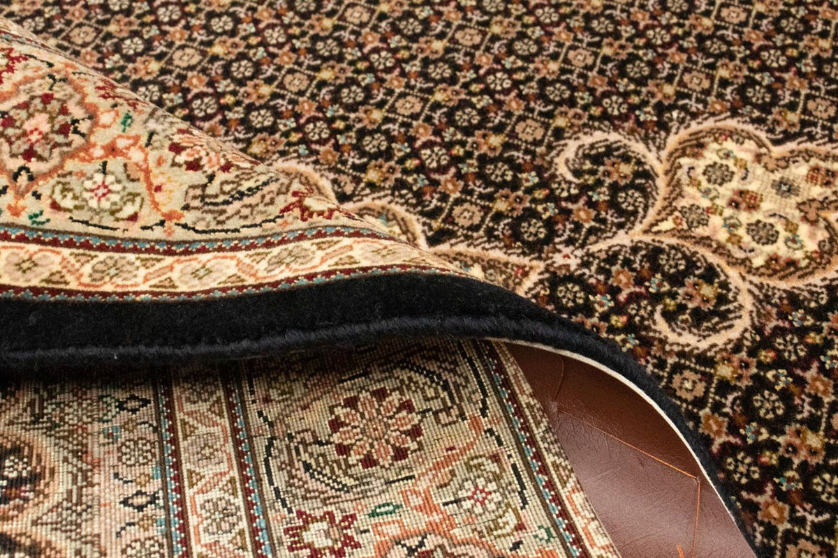 Dywan perski - Tabriz - Królewski - 152 x 100 cm - czarny