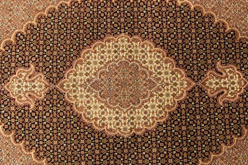 Dywan perski - Tabriz - Królewski - 160 x 104 cm - czarny