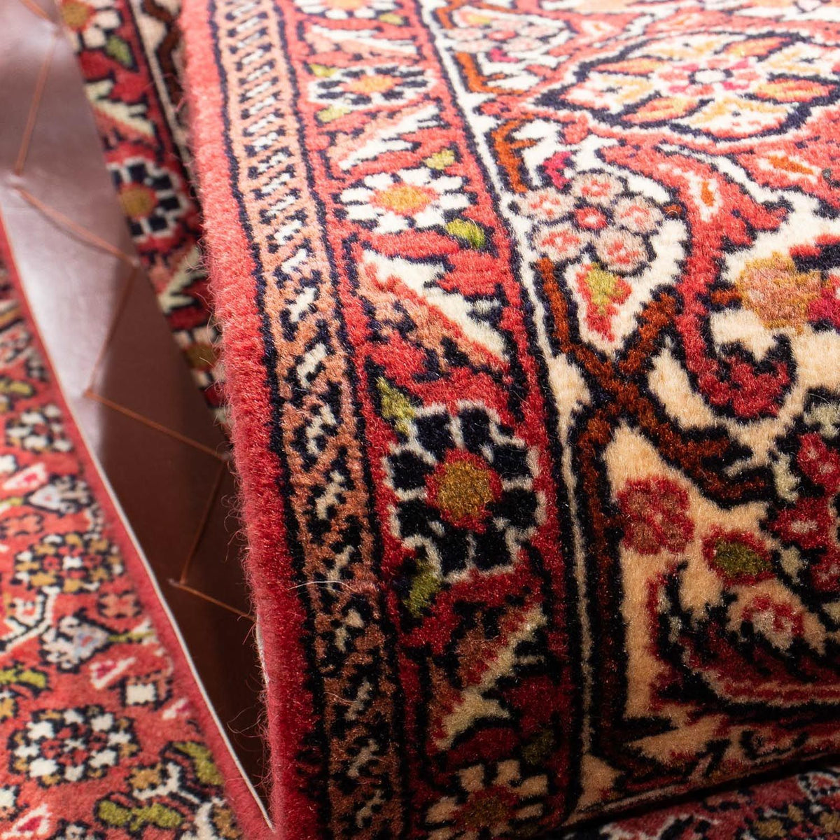 Dywan perski - Bijar - 235 x 140 cm - jasna czerwień