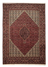 Dywan perski - Bijar - 290 x 197 cm - ciemna czerwień