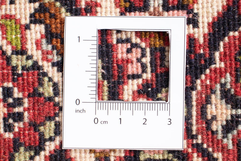 Dywan perski - Bijar kwadratowy  - 200 x 195 cm - jasna czerwień