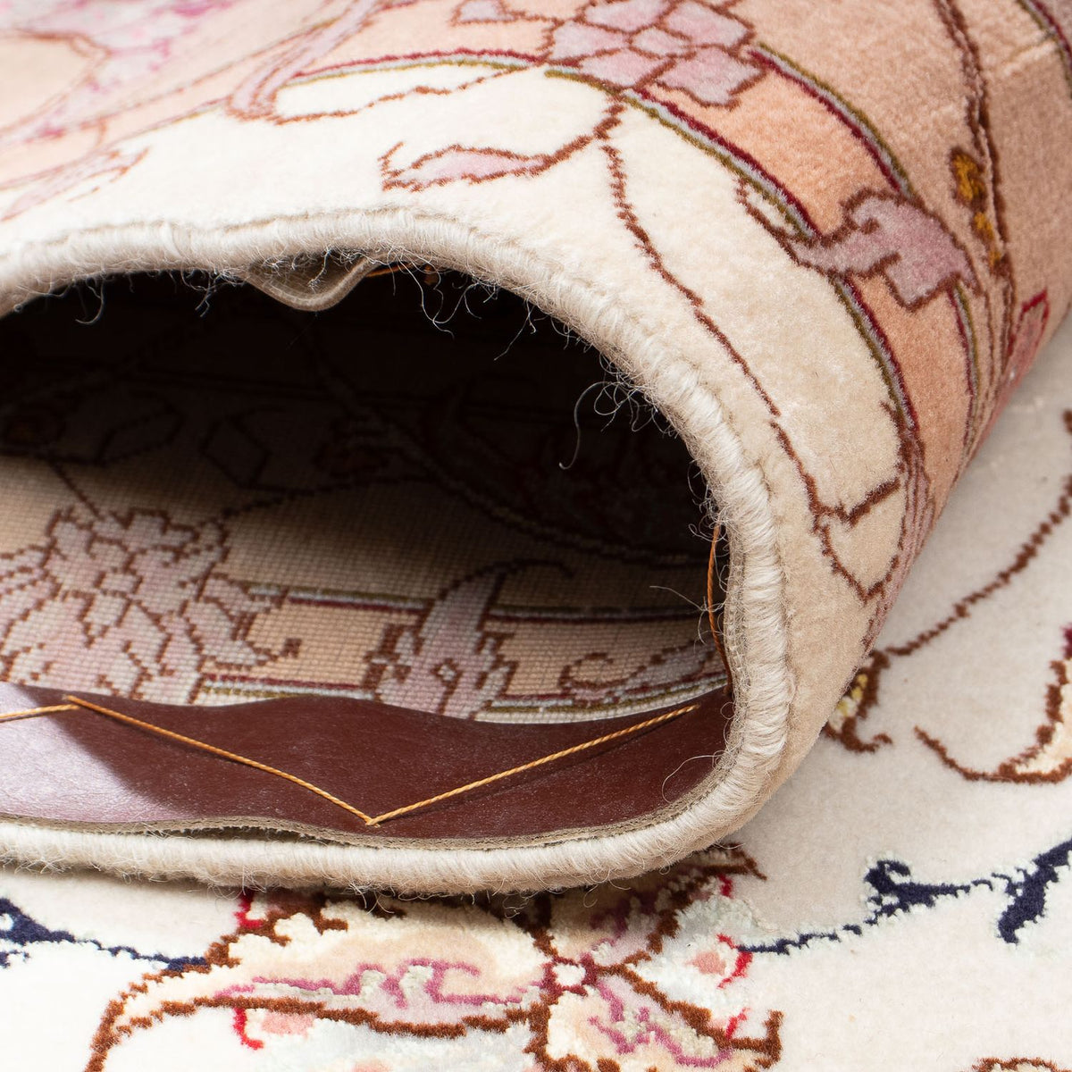 Dywan perski - Tabriz - Królewski kwadratowy  - 300 x 298 cm - beżowy