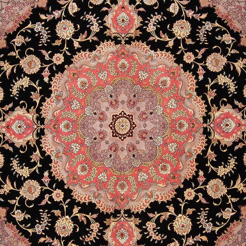Dywan perski - Tabriz - Królewski kwadratowy  - 300 x 290 cm - czerwony