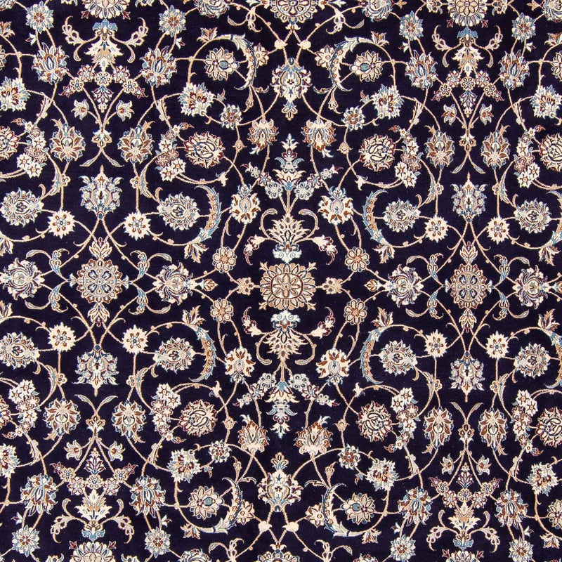 Dywan perski - Nain - Premium - 430 x 310 cm - ciemnoniebieski
