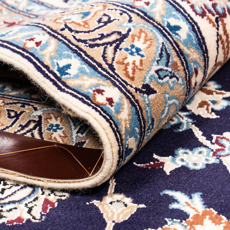 Dywan perski - Nain - Premium - 430 x 310 cm - ciemnoniebieski