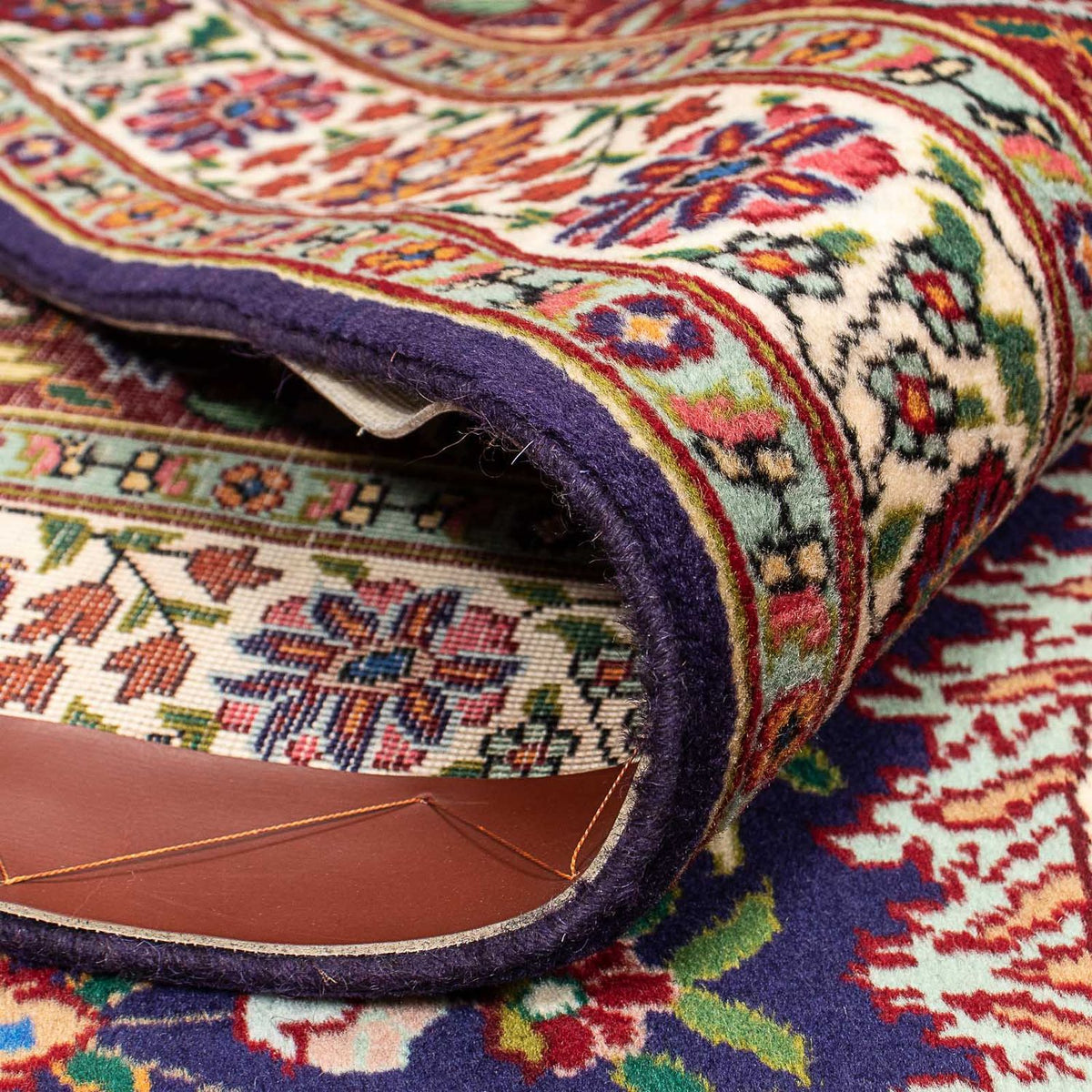 Dywan perski - Tabriz - Królewski - 391 x 300 cm - niebieski