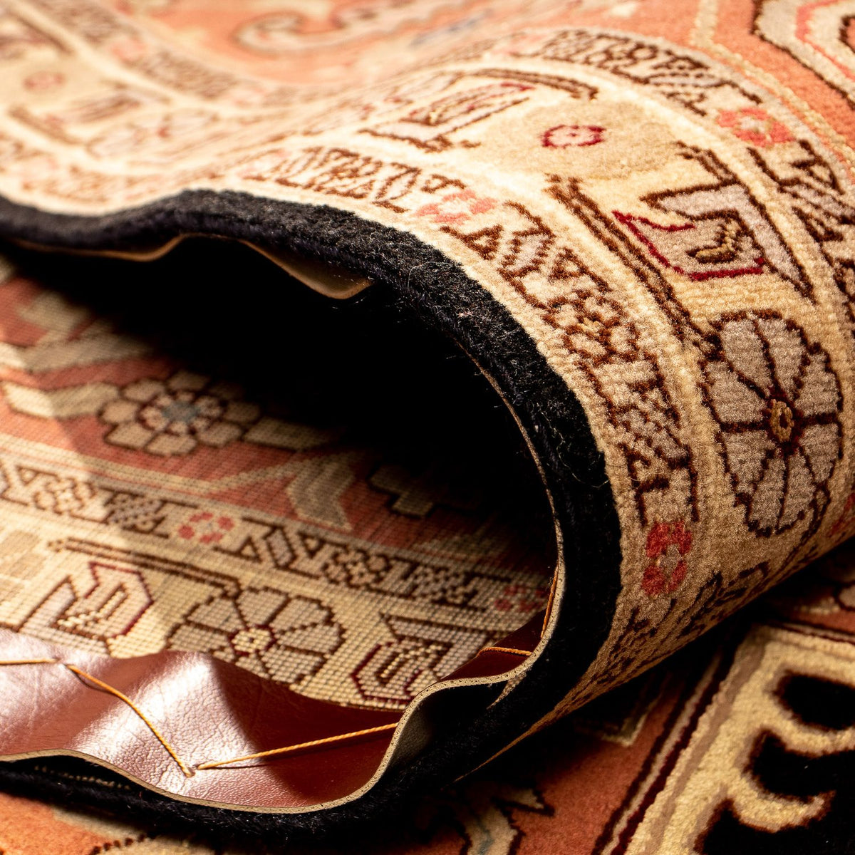 Dywan perski - Tabriz - Królewski - 348 x 248 cm - jasnobrązowy