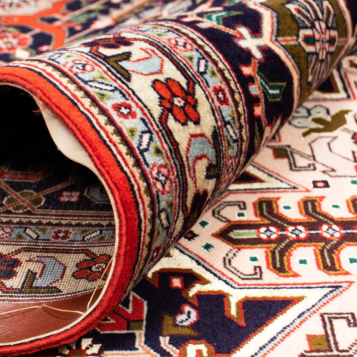 Dywan perski - Tabriz - Królewski - 407 x 298 cm - rdza