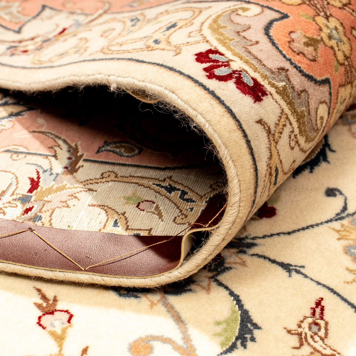 Dywan perski - Tabriz - Królewski - 370 x 250 cm - beżowy