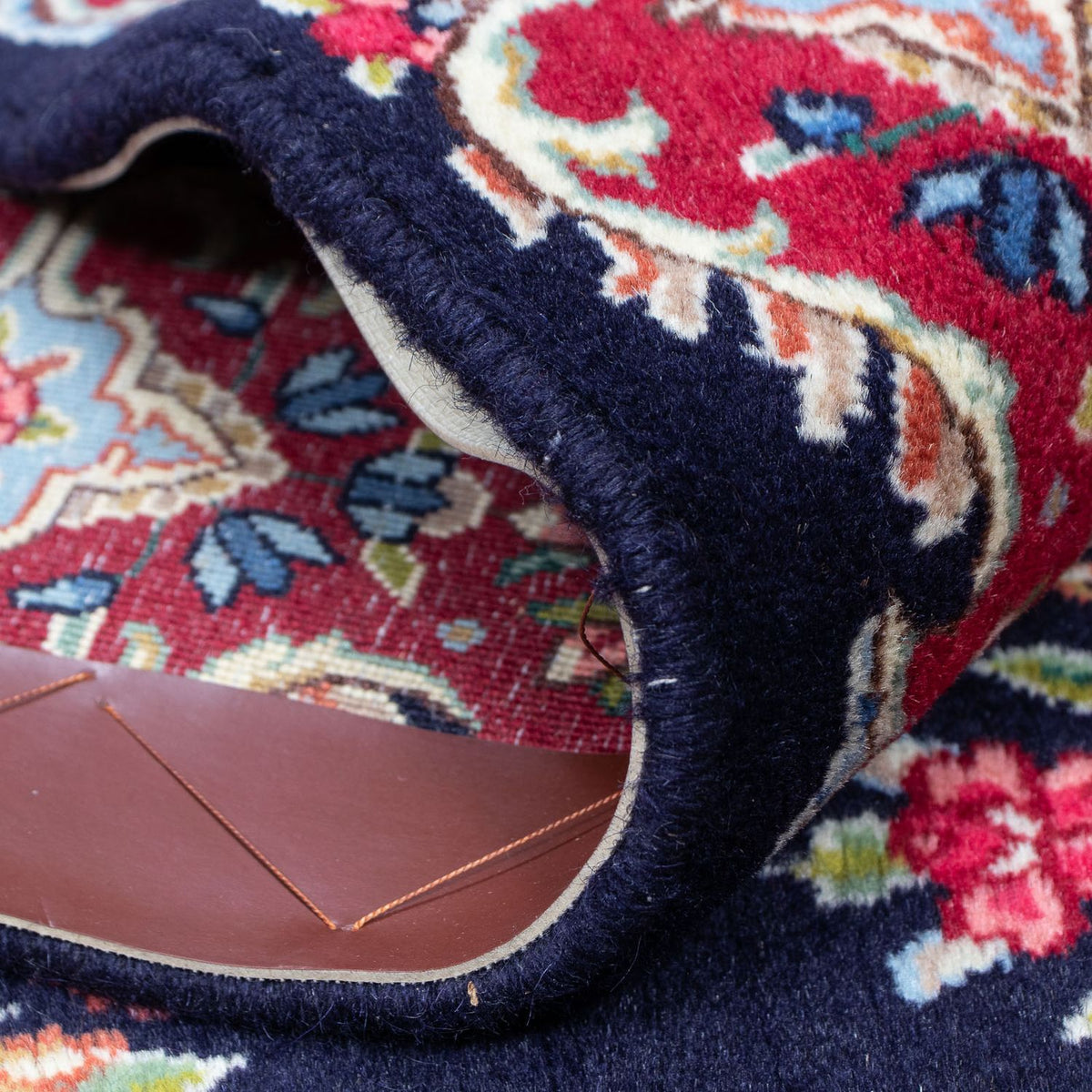 Biegacz Dywan perski - Royal - 370 x 98 cm - ciemnoniebieski