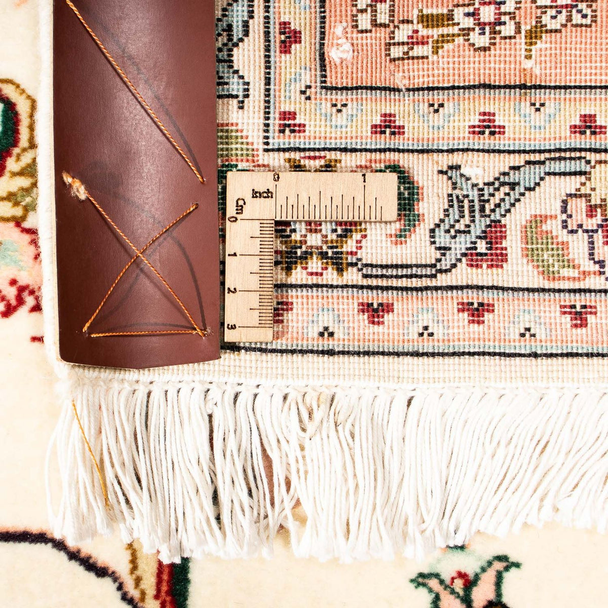 Dywan perski - Tabriz - Królewski - 300 x 205 cm - beżowy