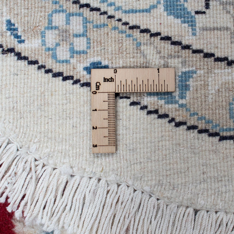 Dywan perski - Nain okrągły  - 300 x 300 cm - ciemna czerwień