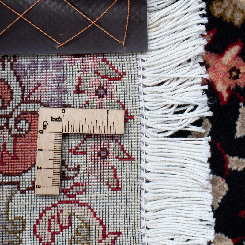 Dywan perski - Tabriz - Królewski - 92 x 61 cm - ciemnoniebieski