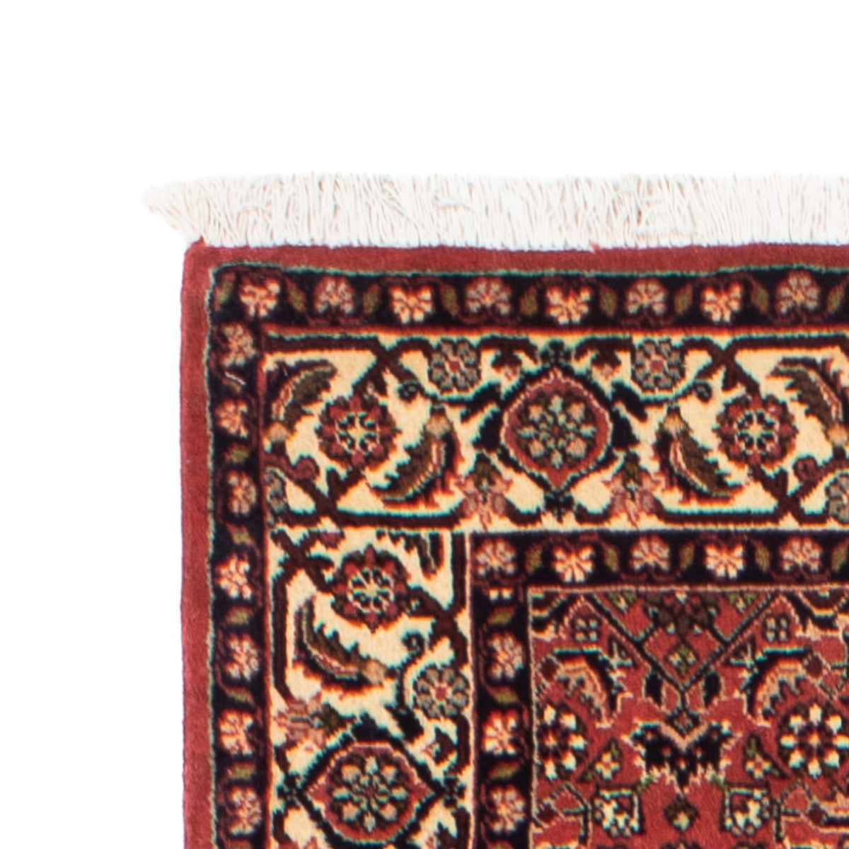 Biegacz Dywan perski - Bijar - 295 x 83 cm - ciemna czerwień