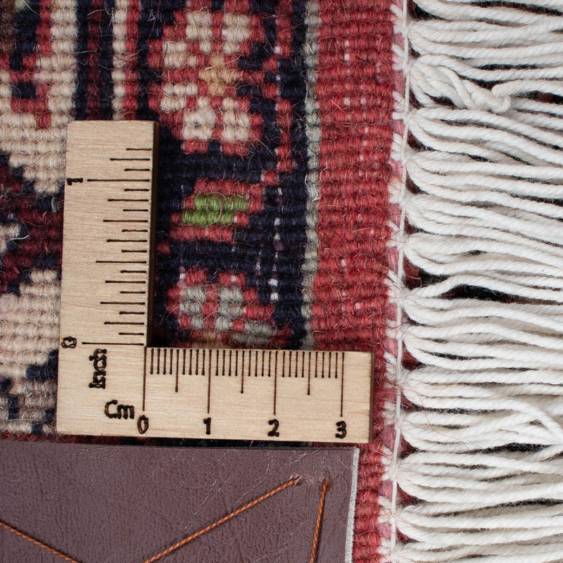 Biegacz Dywan perski - Bijar - 295 x 83 cm - ciemna czerwień