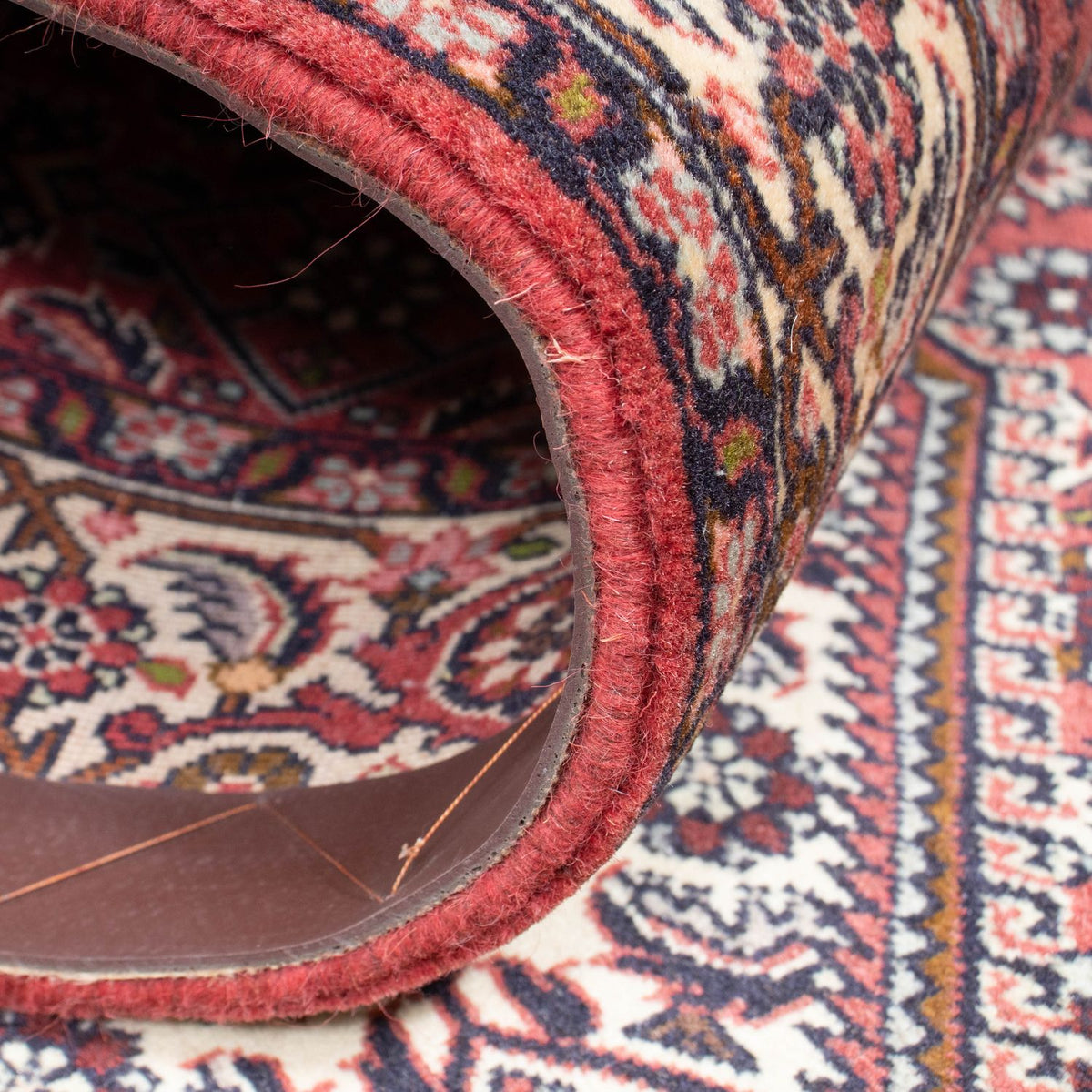 Biegacz Dywan perski - Bijar - 310 x 83 cm - jasna czerwień