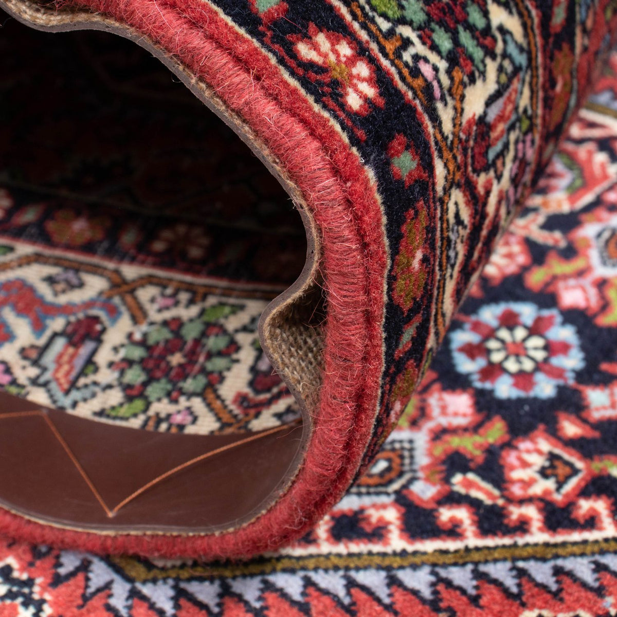 Biegacz Dywan perski - Bijar - 238 x 75 cm - jasna czerwień