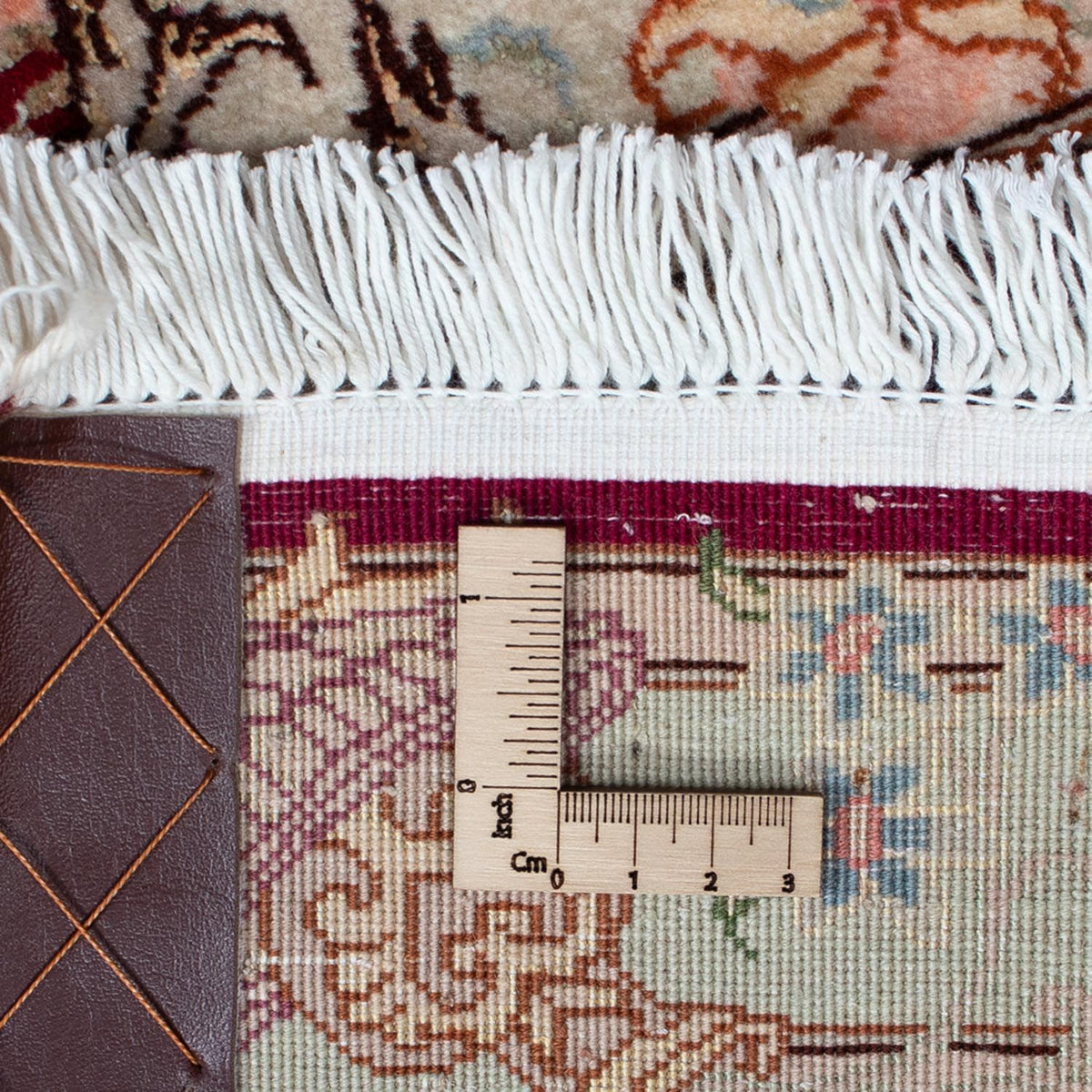 Dywan perski - Tabriz - Królewski - 87 x 59 cm - ciemna czerwień