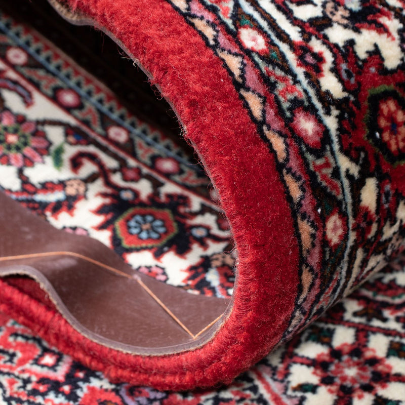 Biegacz Dywan perski - Bijar - 208 x 74 cm - czerwony