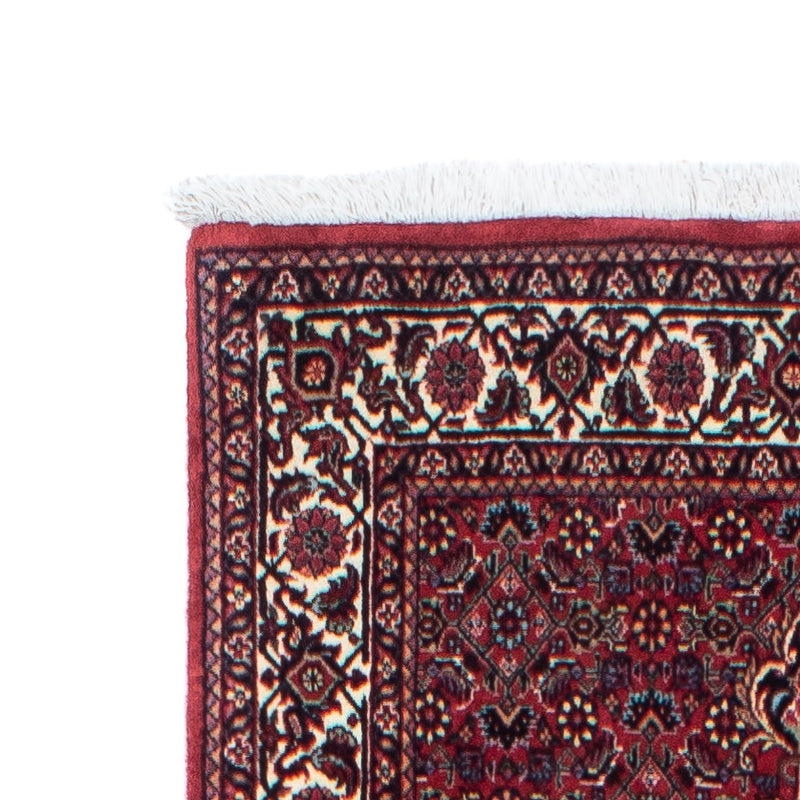 Biegacz Dywan perski - Bijar - 313 x 82 cm - ciemna czerwień