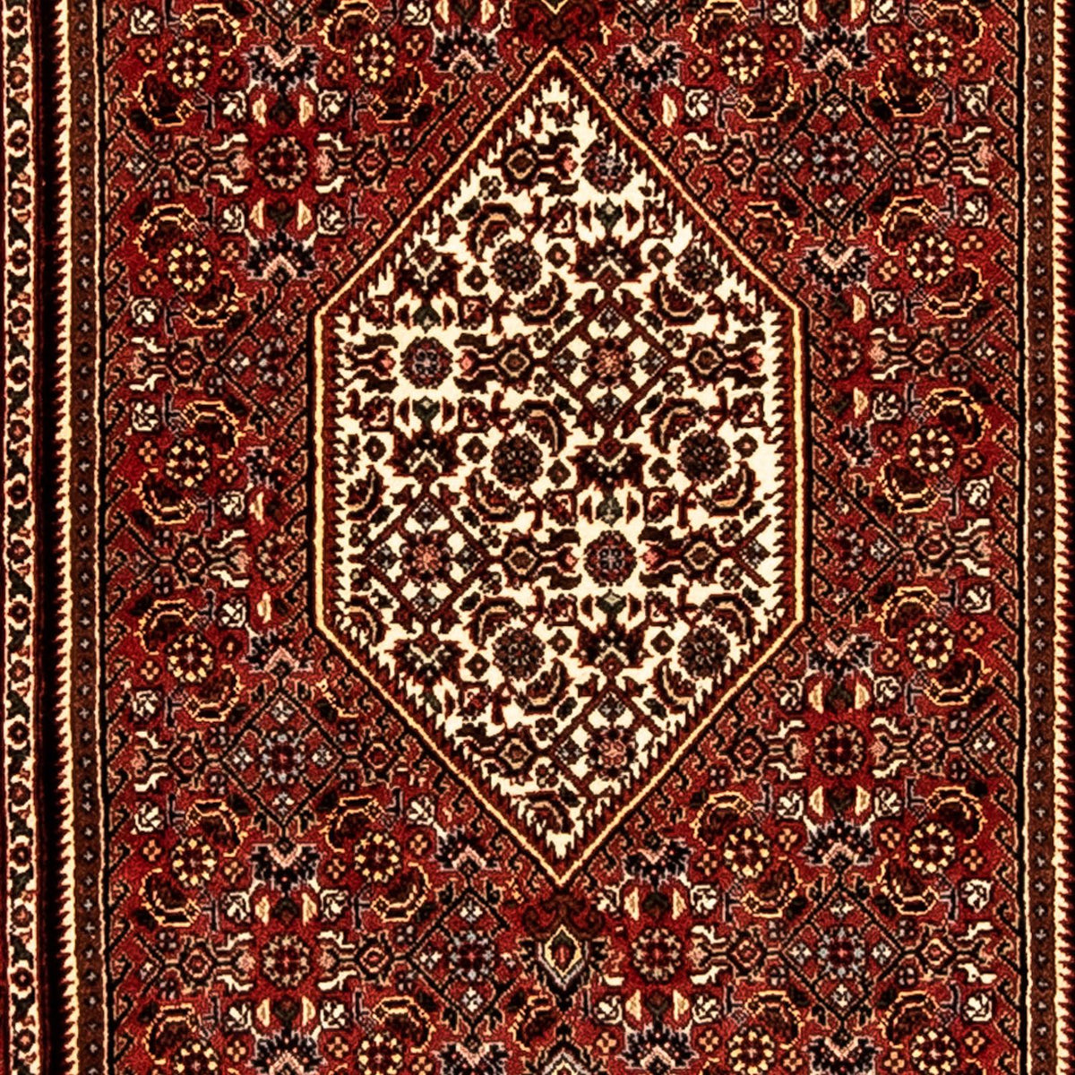 Biegacz Dywan perski - Bijar - 221 x 73 cm - wielokolorowy