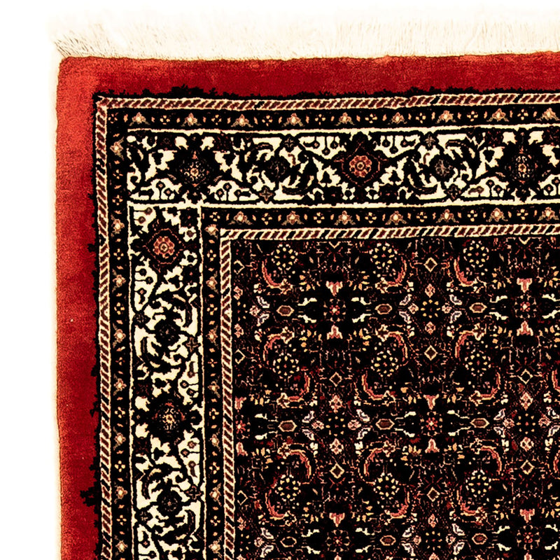 Biegacz Dywan perski - Bijar - 293 x 100 cm - ciemna czerwień