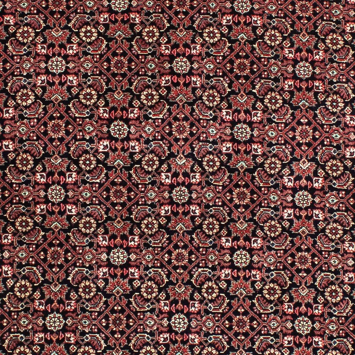 Biegacz Dywan perski - Bijar - 195 x 100 cm - ciemnoniebieski