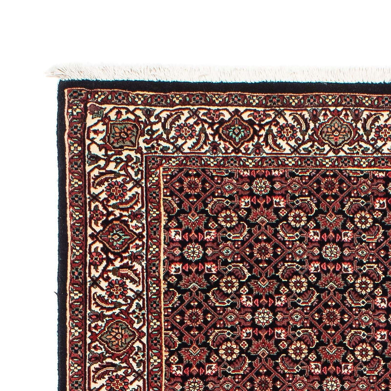 Biegacz Dywan perski - Bijar - 195 x 100 cm - ciemnoniebieski