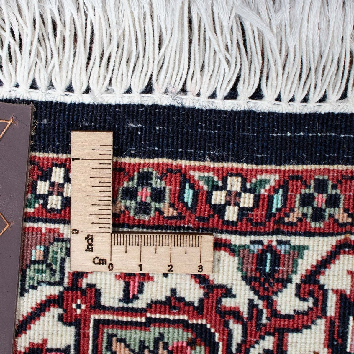 Biegacz Dywan perski - Bijar - 195 x 100 cm - ciemnoniebieski