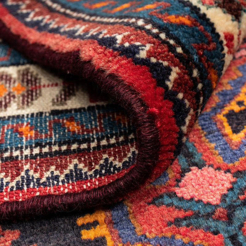 Perski dywan - Nomadyczny - 127 x 90 cm - ciemna czerwień