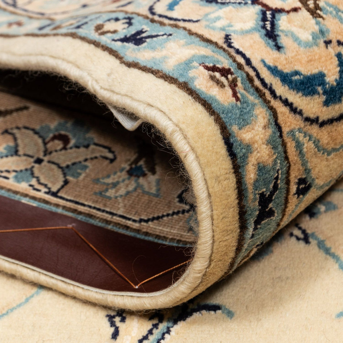 Dywan perski - Nain - Królewski - 352 x 243 cm - jasnobrązowy