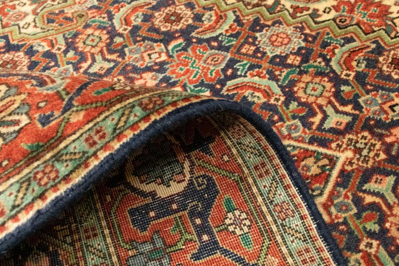 Dywan perski - Tabriz - Królewski - 145 x 95 cm - ciemnoniebieski