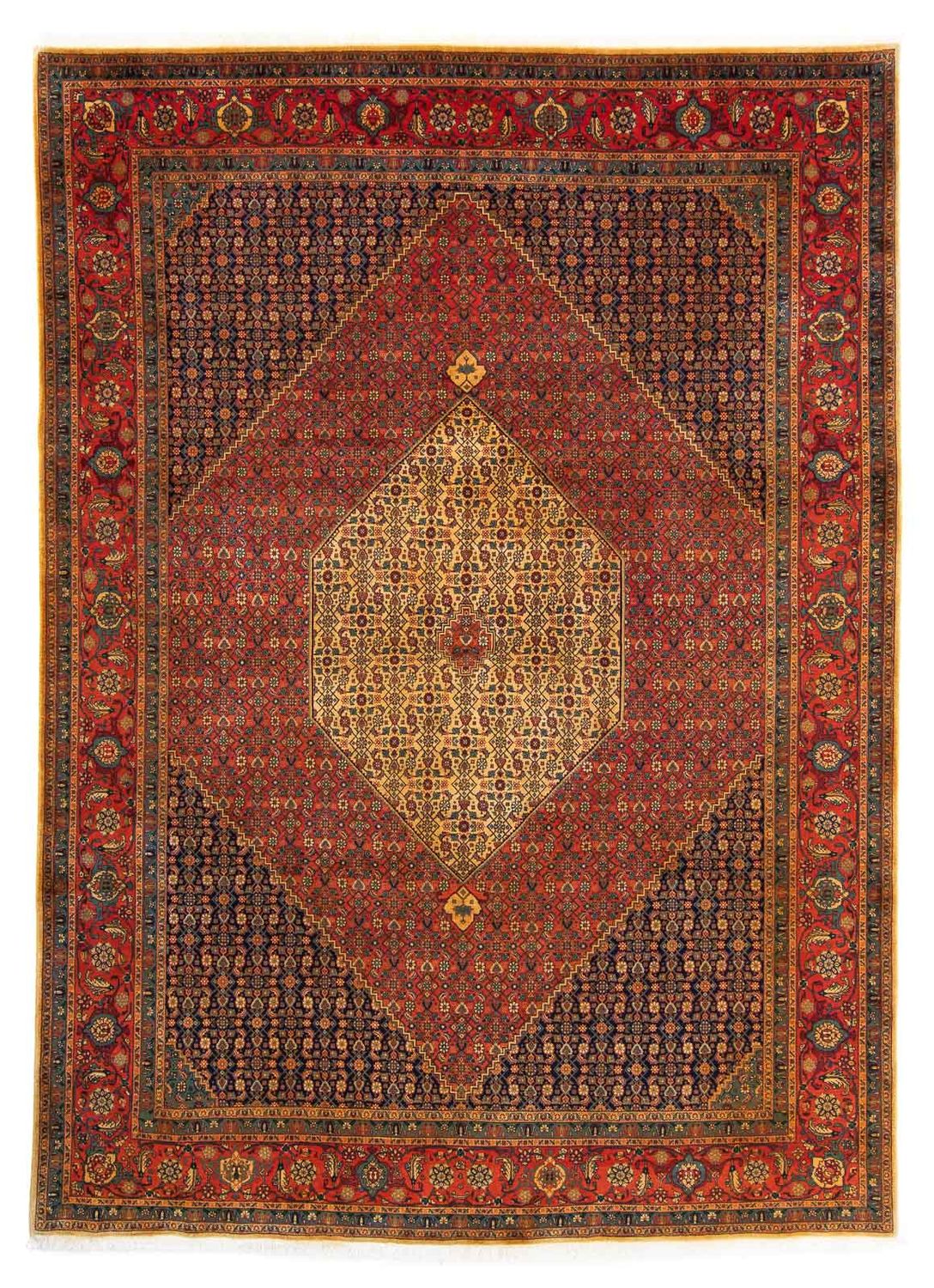 Dywan perski - Tabriz - Królewski - 337 x 251 cm - ciemna czerwień