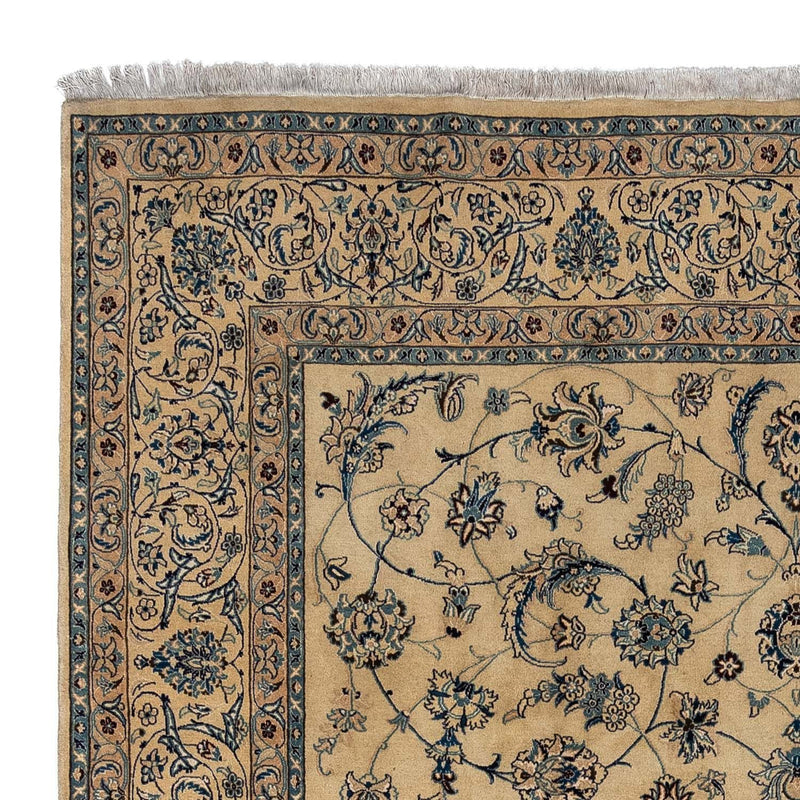 Dywan perski - Nain - Królewski - 343 x 247 cm - jasnobrązowy