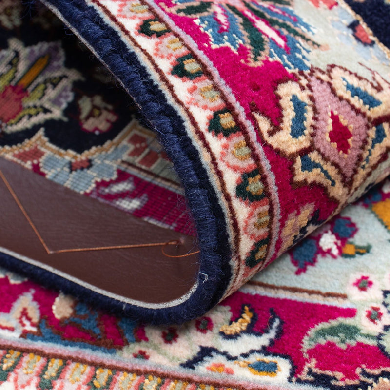 Dywan perski - Tabriz - Królewski - 90 x 60 cm - ciemnoniebieski