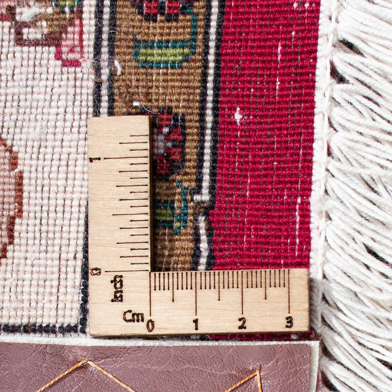 Dywan perski - Tabriz - Królewski kwadratowy  - 306 x 302 cm - ciemna czerwień